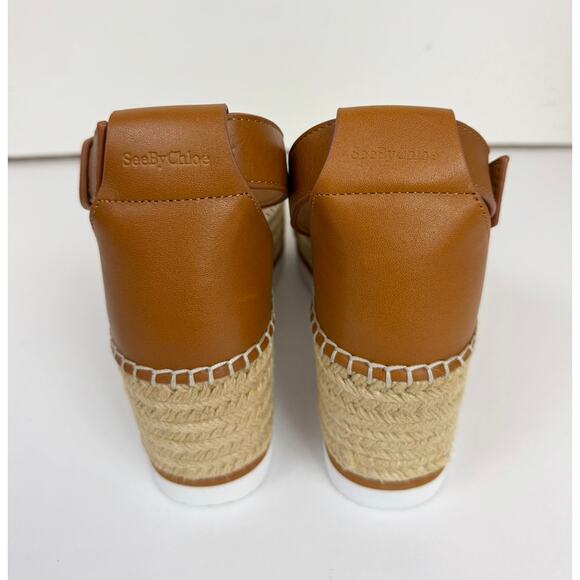 SEE BY CHLOE TAN GLYN FLATFORM ESPADRILLES - Picture 5 of 7